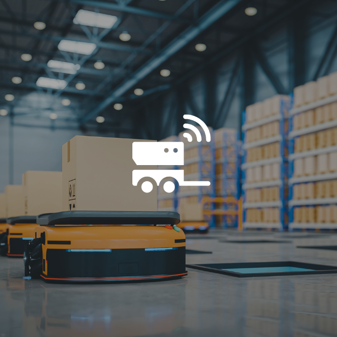 DECT NR+ for wireless AGV AMR logistics intralogistics